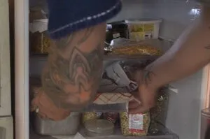 Körnerbrötchen nach der langen Kühl-Reifezeit