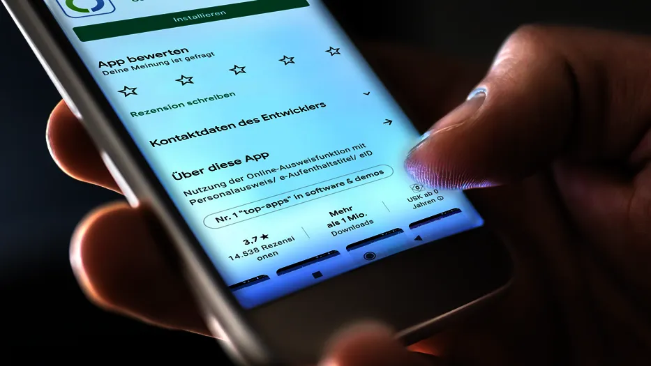 Kostenlose AusweisApp für Android im Google Play Store zum Download
