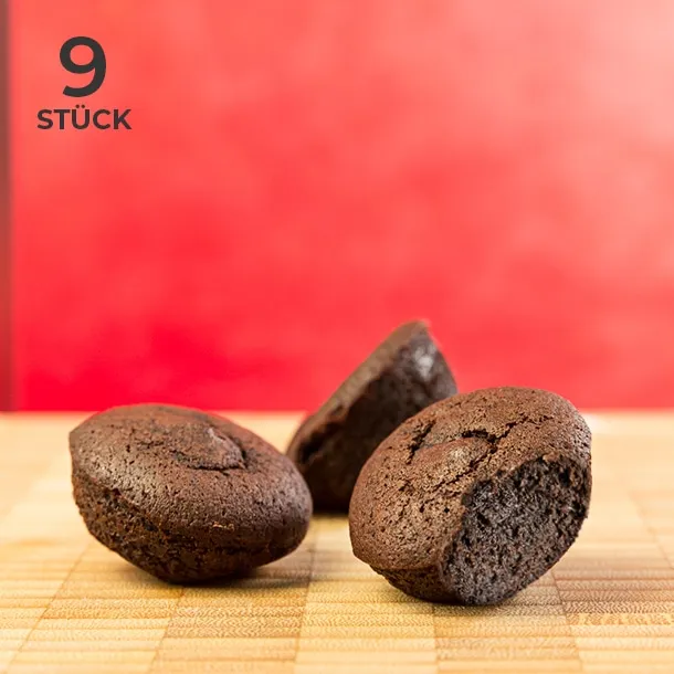 Köstliche Schoko Mini-Brownies von Tims Backwaren