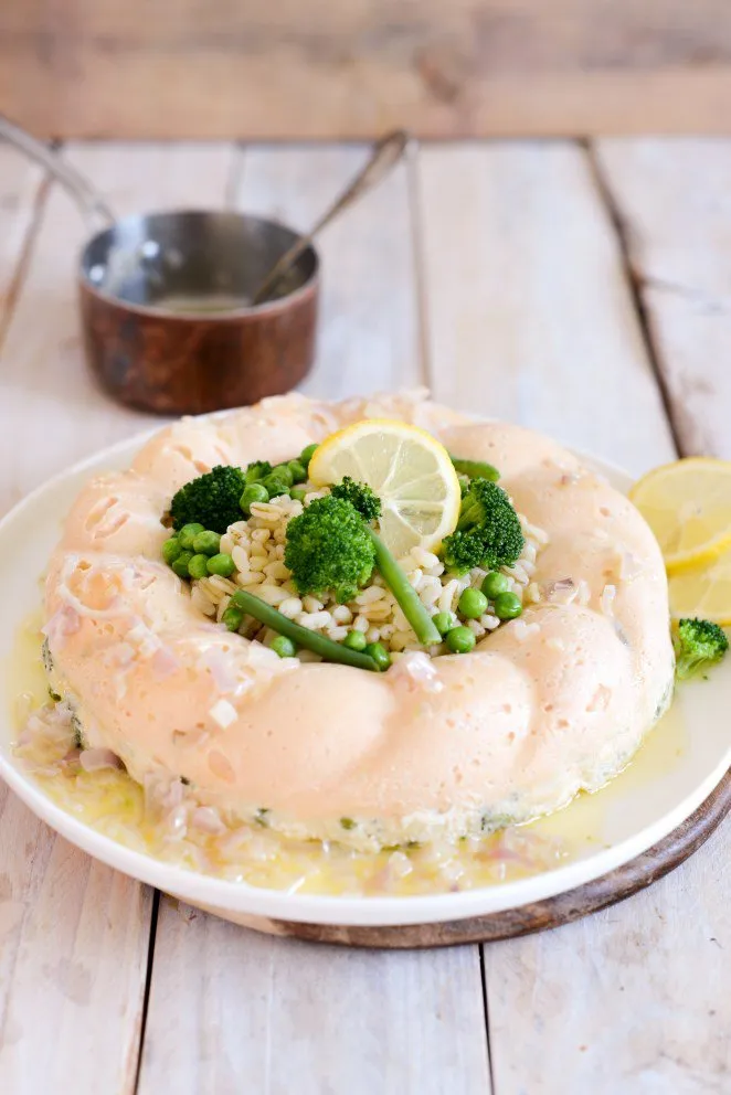 Lachsterrine Mit Jakobsmuschel