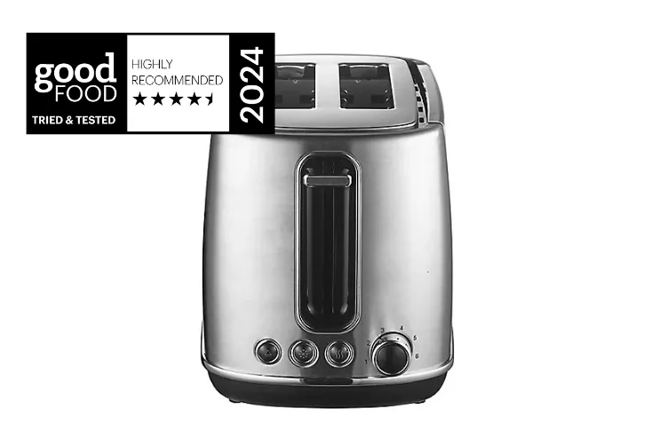 Lakeland 2-Schlitz-Toaster aus gebürstetem Edelstahl, klassisch und funktional