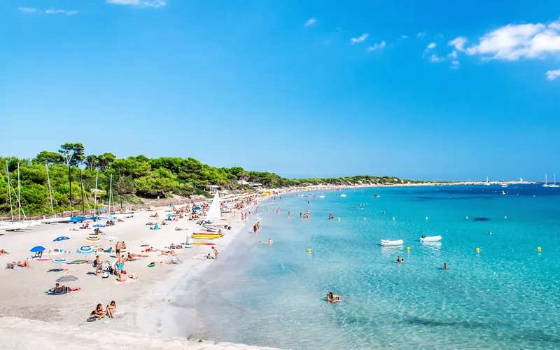 Las Salinas beach. Ibiza