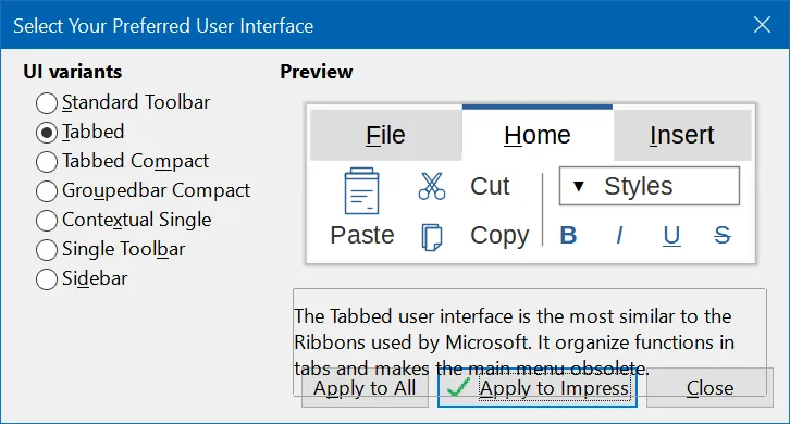 Layouts, visuelle Artefakte