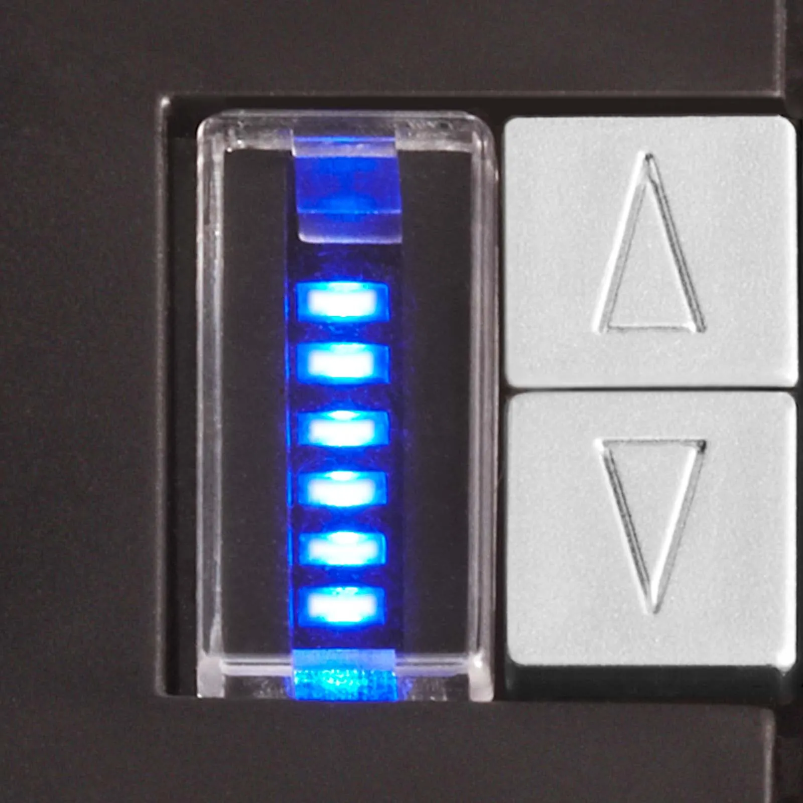 LED-Anzeige für den Röstgrad am ritter toaster volcano 5 schwarz