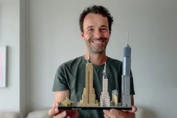 Lego Architecture Set als sentimentales Reisegeschenk und Andenken an besuchte Städte