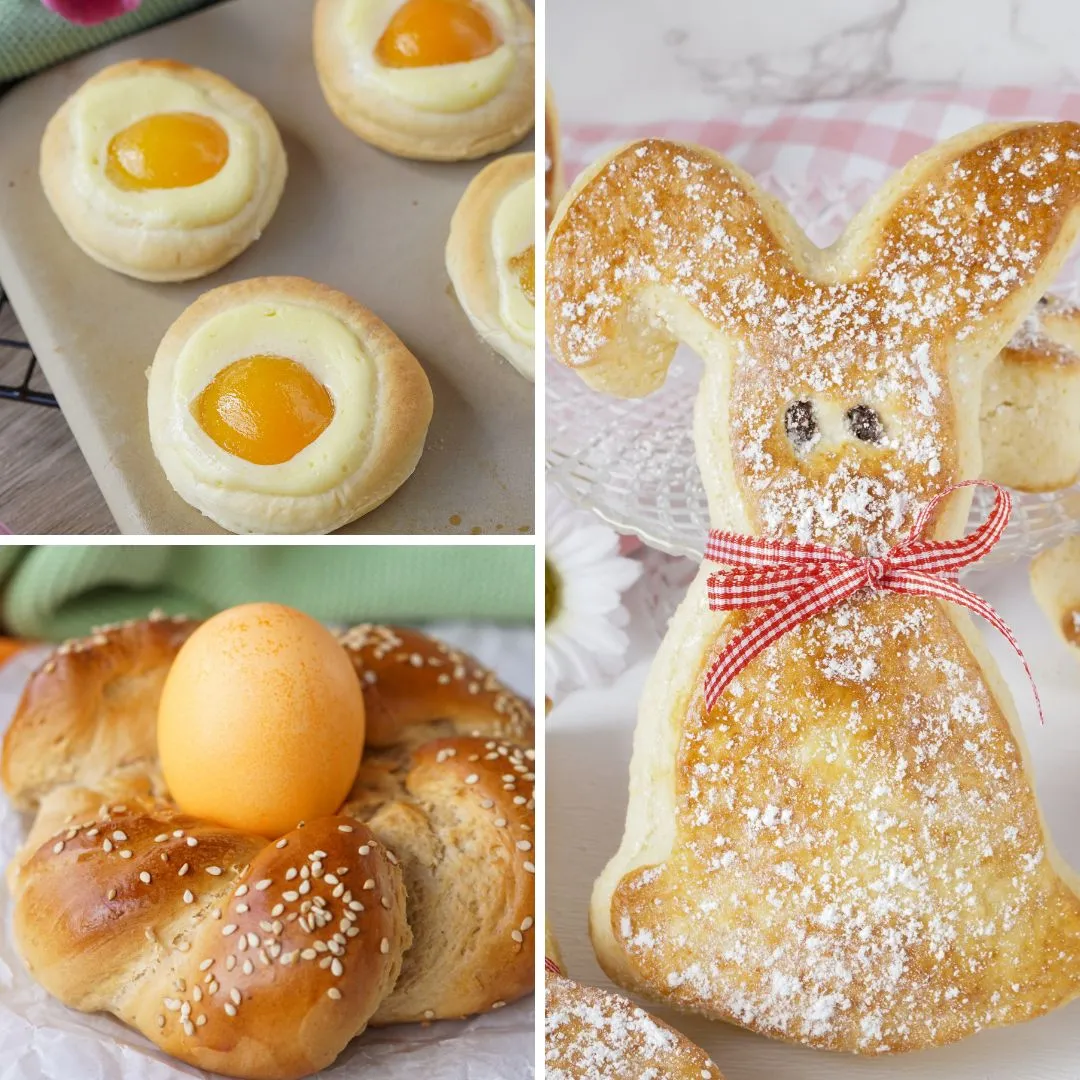Leichtes Ostergebäck in Hasen- und Ei-Form für Kinder