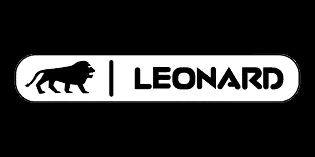 Logo der Marke Leonard Hausgeräte, bekannt für ihr gutes Preis-Leistungs-Verhältnis