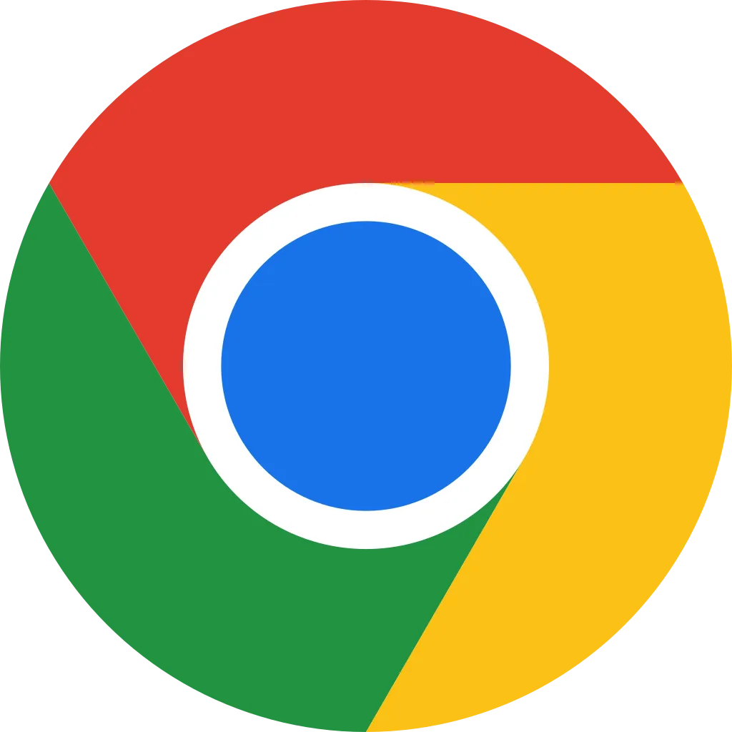 Logo von Google Chrome, dem meistgenutzten Webbrowser, im Kontext des Browser-Vergleichs für Sicherheit und Datenschutz