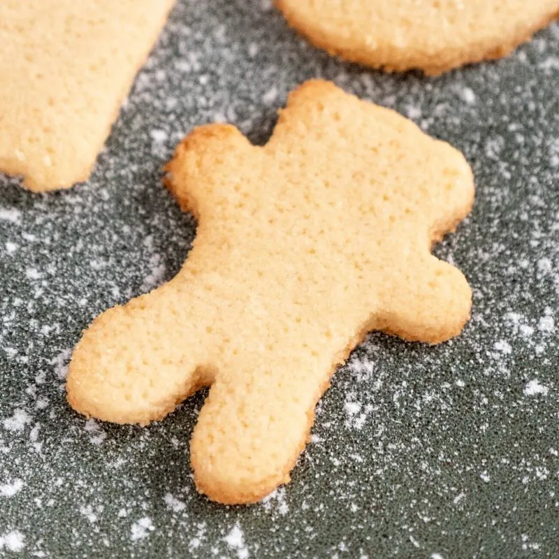 Low Carb Keto Butterkekse ohne Zucker und ohne Mehl zum Ausstechen Mobile Featured Image