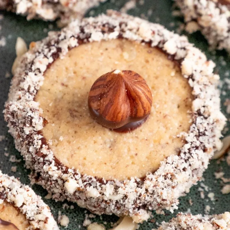 Low Carb Keto Haselnuss Kekse ohne Zucker und ohne Mehl Mobile Featured Image