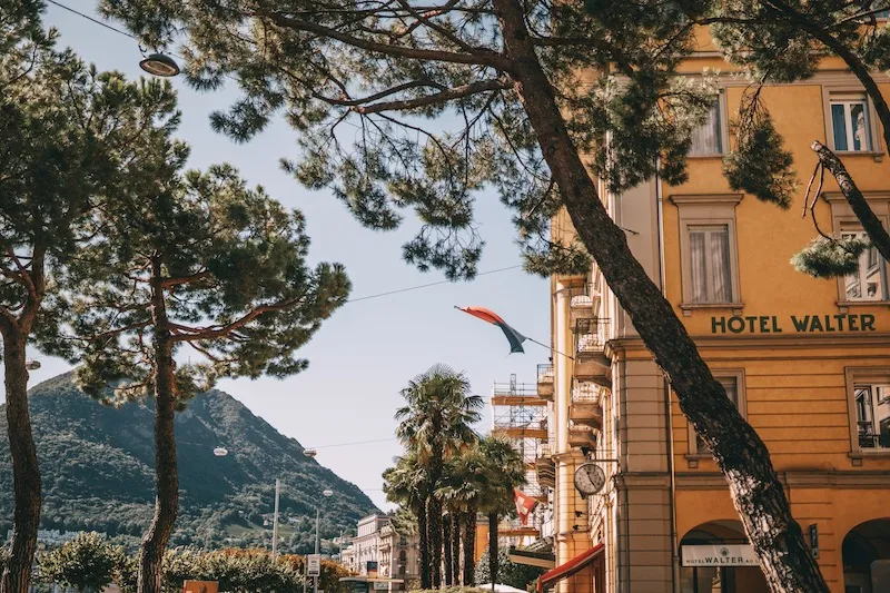 Lugano Sehenswürdigkeiten Promenade