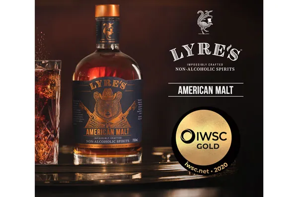 Lyre's American Malt, alkoholfreie Spirituose mit Vanille-Noten