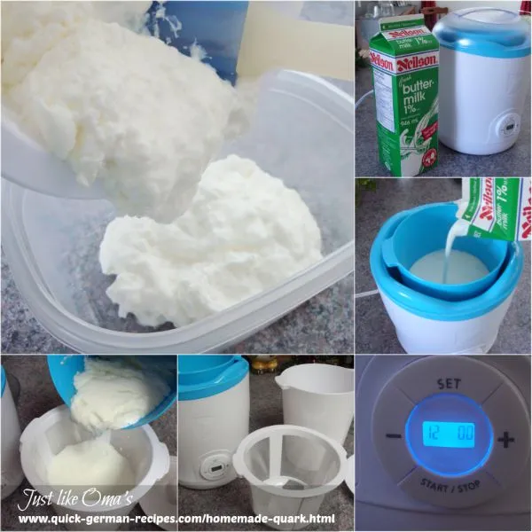 Make Quark with a Greek yogurt maker