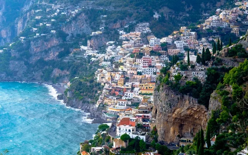 Malerische Küstenstadt Positano an der Amalfiküste, Italien
