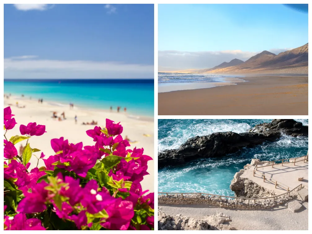 Malerische Strände und Küstenlandschaft auf Fuerteventura