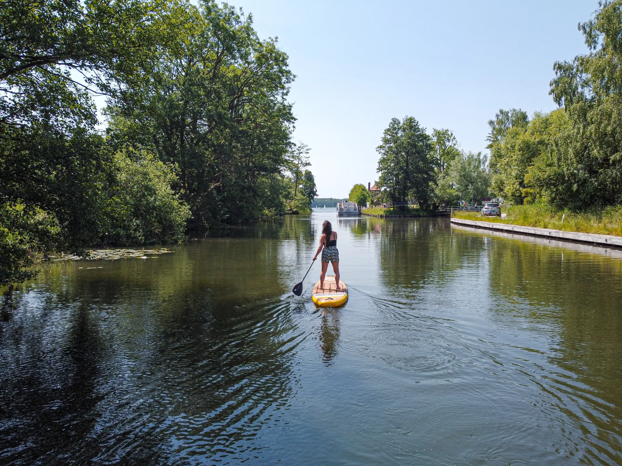 Malerische Wakenitz, ideal für Wassersport und Naturerkundungen
