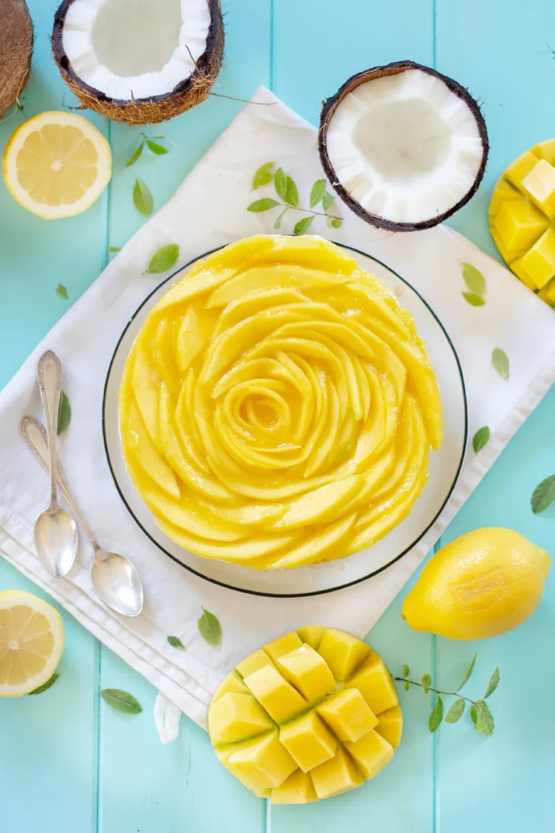 Mango-Kokos-Torte