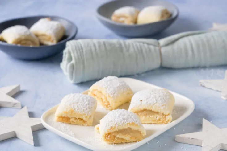 Marzipankissen, die besten Marzipan Mürbeteig Kekse für eine gelungene Adventszeit.