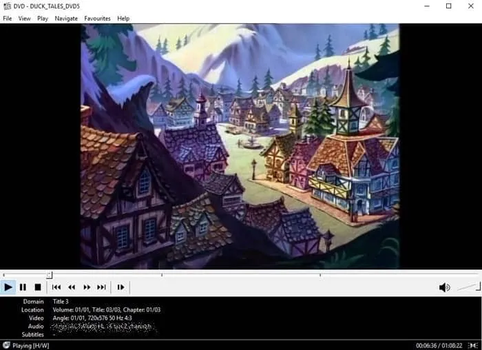 Media Player Classic mit Wiedergabesteuerung