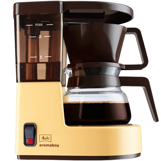 Melitta Aromaboy Filterkaffeemaschine, Beige-Braun