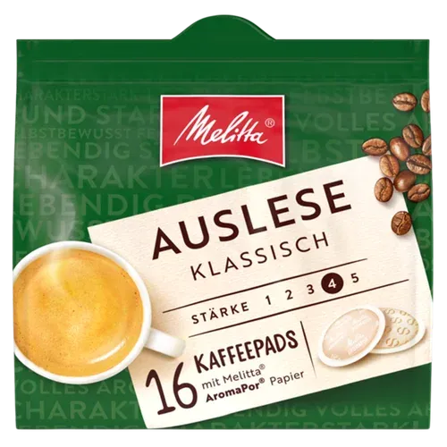 Melitta Auslese Klassisch Kaffeepads in einer Packung