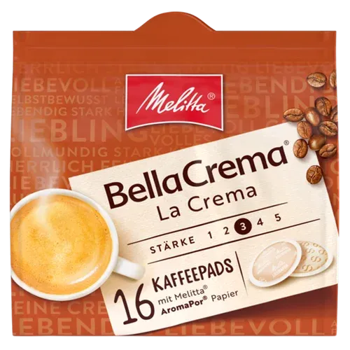 Melitta BellaCrema LaCrema Kaffeepads mit vollmundigem Geschmack