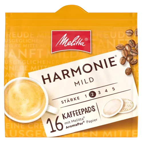 Melitta Harmonie mild Kaffeepads für sanften Kaffeegenuss