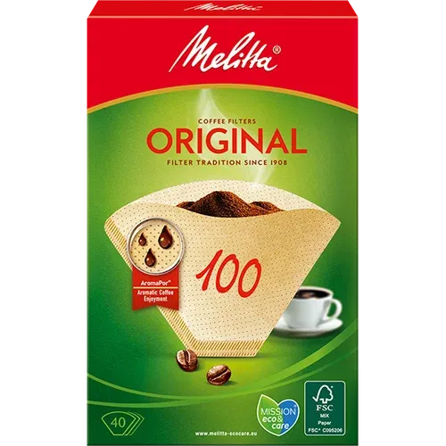 Melitta Original Filtertüten Größe 100 braun