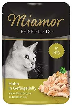 Miamor Feine Filets Huhn in Geflügeljelly Nassfutter für Katzen