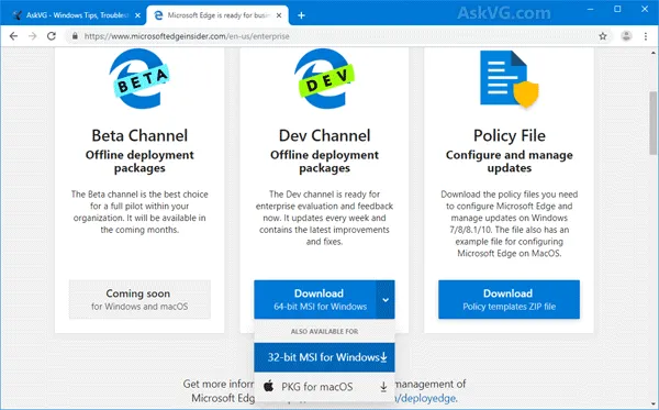 Microsoft Edge Offline Installer