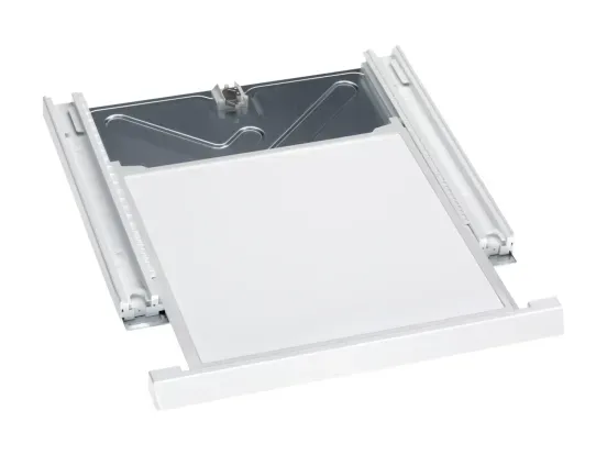 Miele WTV 406 Zwischenbausatz mit praktischer Push-Pull-Arbeitsplatte, lotusweiß