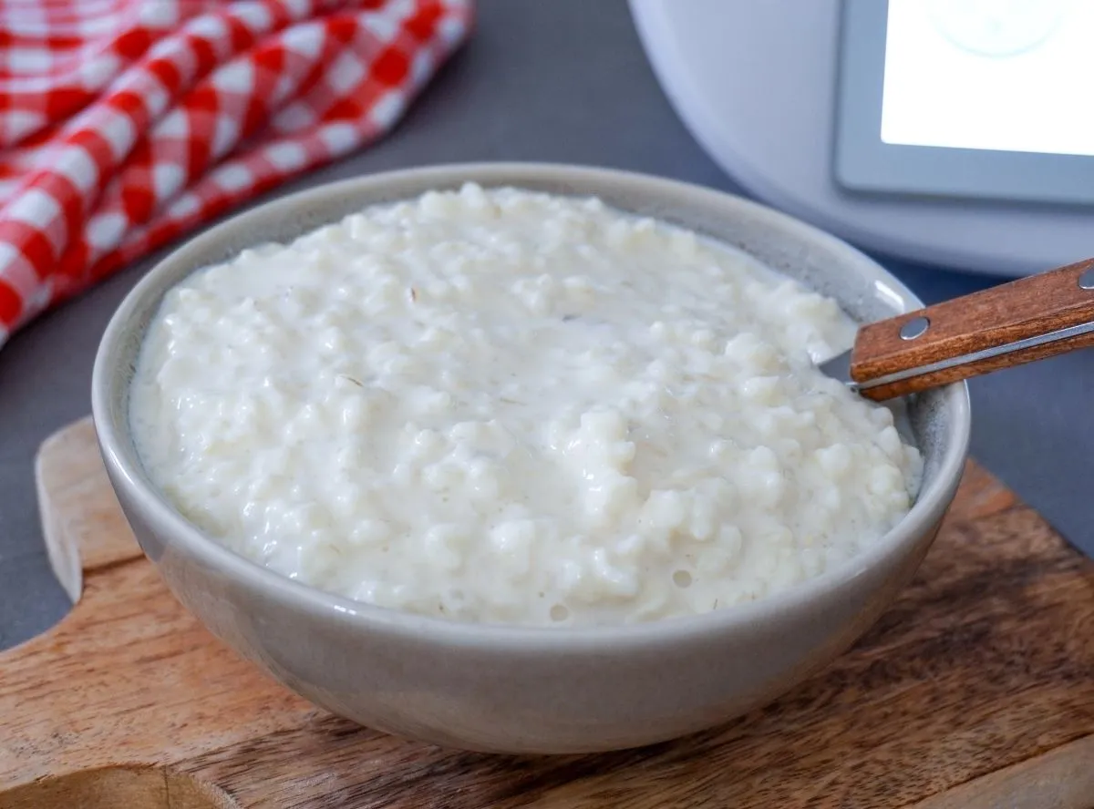 Milchreis aus dem Thermomix, ein cremiger deutscher Klassiker mit Zimt und Zucker