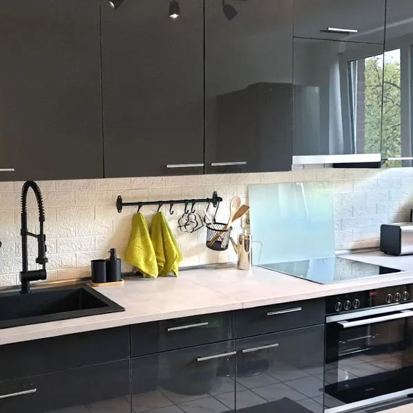 Moderne Acryl-Küchenfronten, die einer Küche einen neuen, hochwertigen Look verleihen