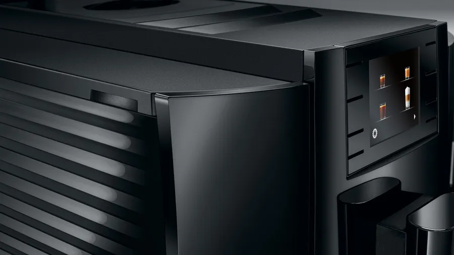 Moderne Jura Kaffeemaschine in einer stilvollen Küche