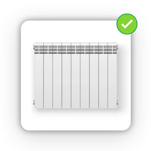 Moderner Heizkörper mit stylischer Katzenhängematte