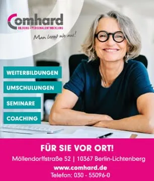 Modernes Lernumfeld bei Comhard: Bildung und Personalentwicklung für Ihre Zukunft