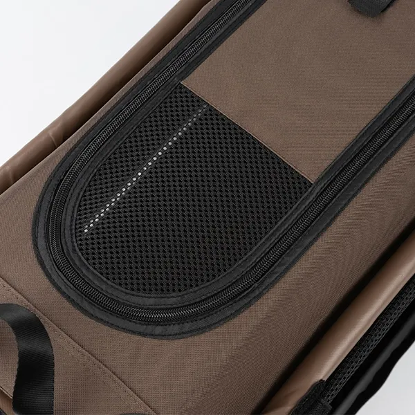 Nahaufnahme der robusten OctagonPro Netze an einer TPX-Pro Hundebox, die maximale Luftzirkulation gewährleisten