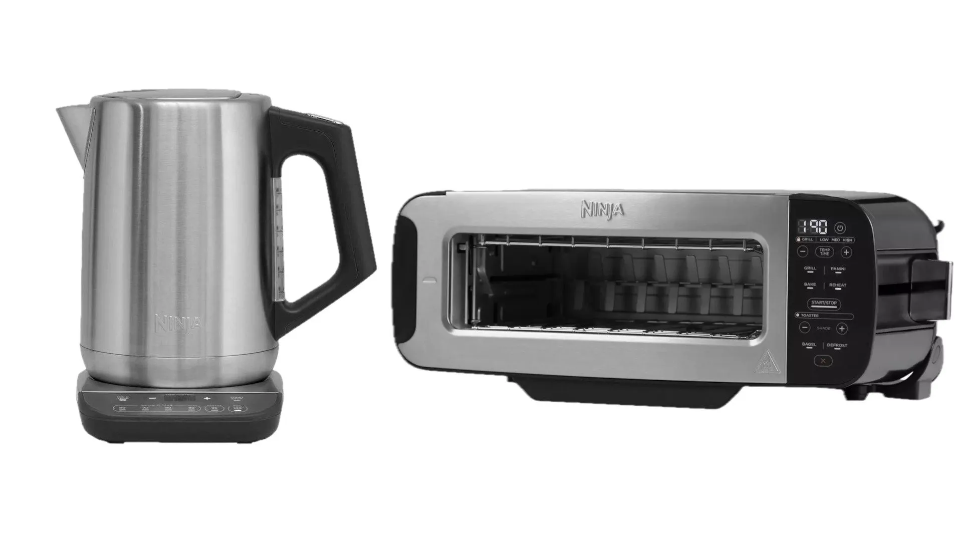 Ninja Wasserkocher und Toaster Set in modernem Schwarz, vielseitig und innovativ