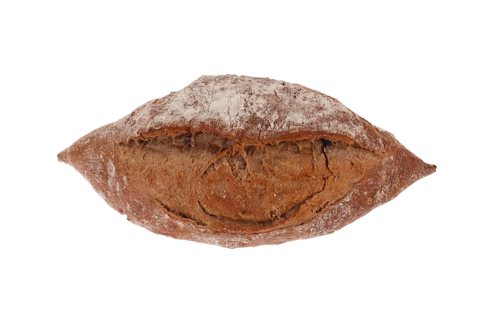 Olivenbrot, halbgebacken, mit Oliven