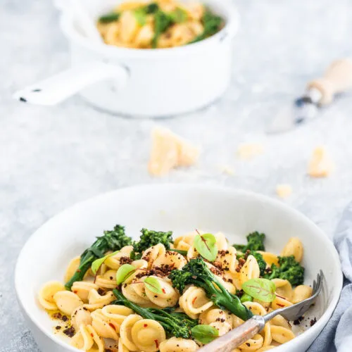 Orecchiette al Pangrattato, kurze Nudeln mit gerösteten Bröseln