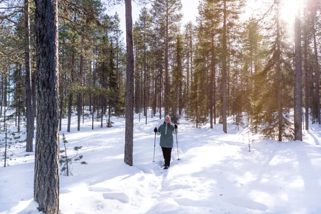 Oulanka Nationalpark Schneeschuhwanderung