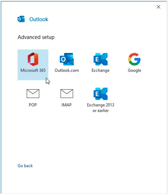 Outlook Einrichtungsassistent