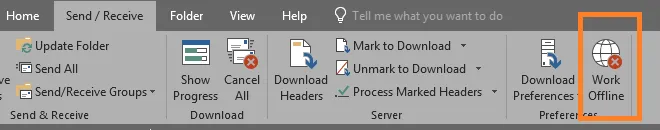 Outlook im Offline-Modus