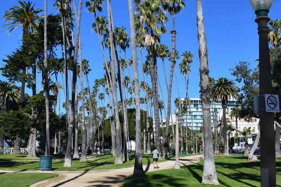 Palisades Park in Santa Monica