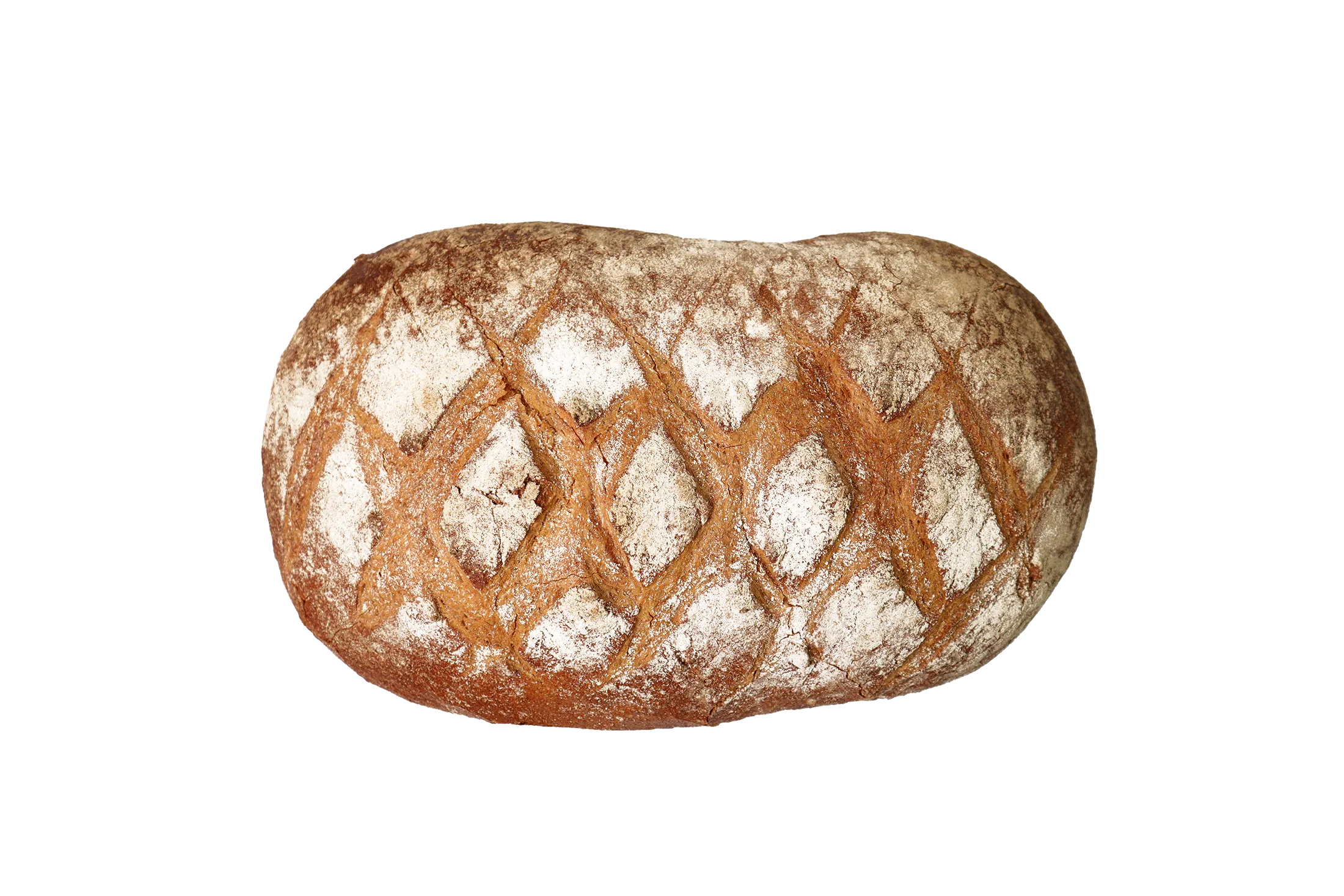 Pane Maggiore Brotlaib auf rustikalem Hintergrund