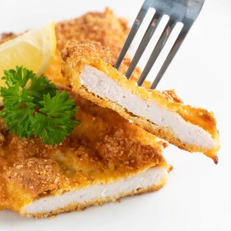 Paniertes Low Carb Putenschnitzel