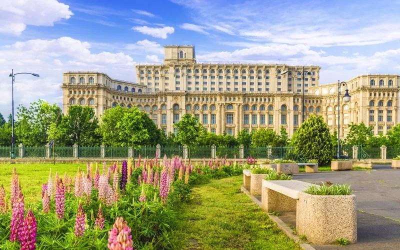 Parlamentsgebäude in Bukarest, Rumänien