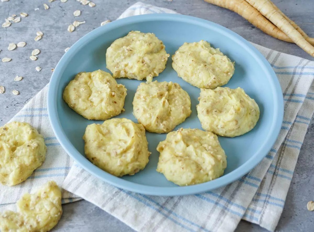 Pastinaken-Puffer für Babys als nahrhafte Beikost