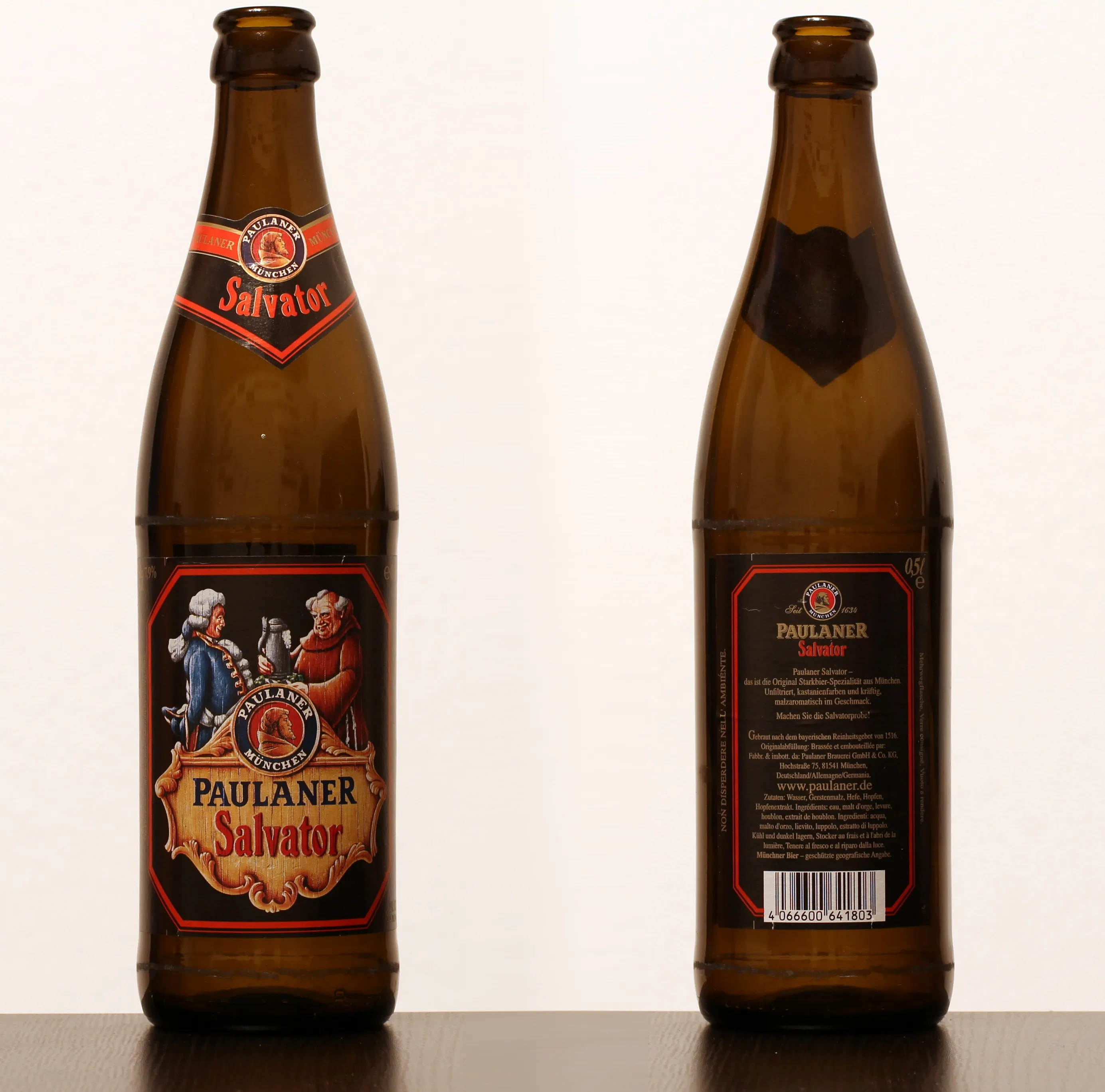 Paulaner Salvator, der berühmte Retter der Durstigen