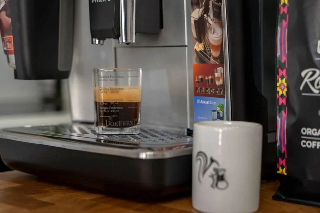 Philips LatteGo 3200 Espresso Nahaufnahme
